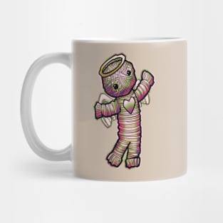 cute yarn angel in multicolor Mug